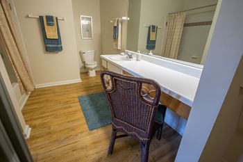 Modern Bathroom Fittings at Steeplechase at Shiloh Crossing, Indiana